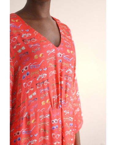 Robe avec motifs lunettes