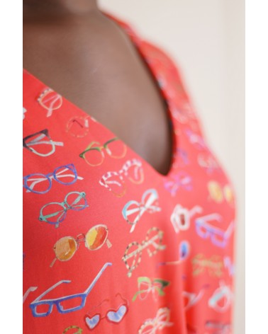 Robe ample avec décolleté