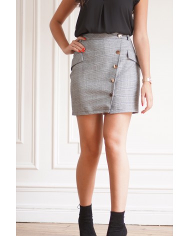 Jupe motif prince de galles