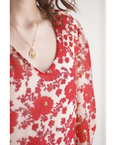 Robe décolleté en V