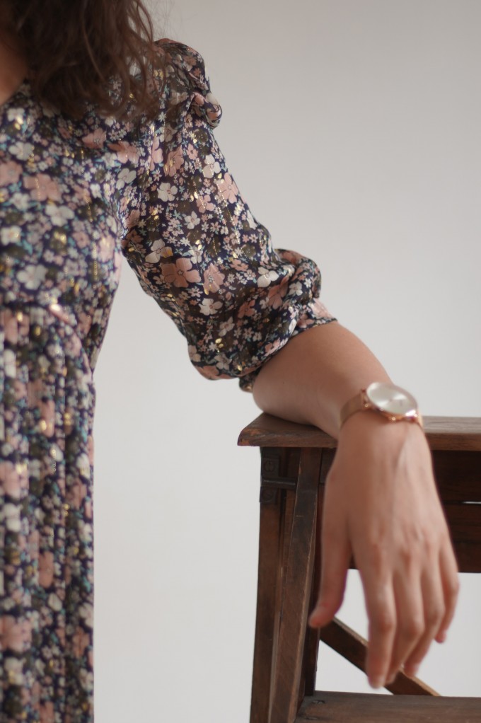 Robe à motifs fleuris