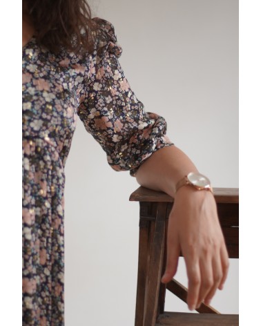 Robe à motifs fleuris