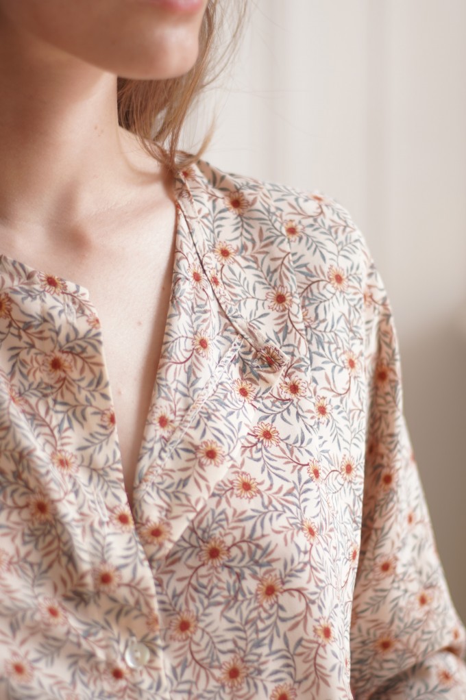 Combipantalon à manches longues et col rond