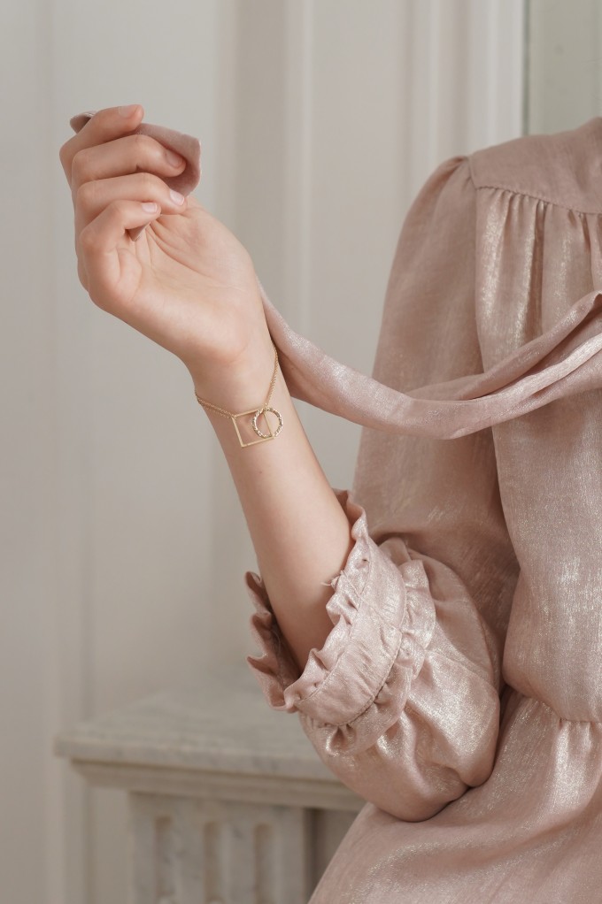 Robe manches trois-quarts